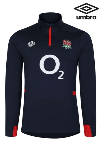Umbro Blue England Rugby Mid Layer Top (O2) Jnr (Q55912) | £56