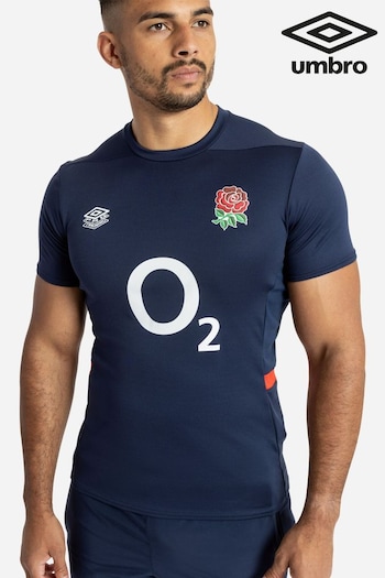 Umbro Blue England Gym Rugby T-Shirt (Q55918) | £55