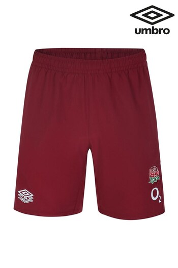 Umbro Red England Rugby Gym Shorts (Q55922) | £50