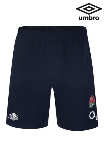 Umbro Blue Navy England Knit Rugby Shorts (Q55925) | £32