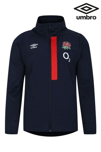Umbro Blue England Rugby Hooded Jacket (Q55928) | £65