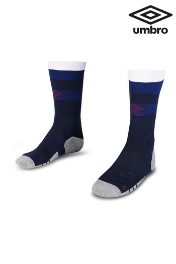 Umbro Blue England Home Mid Calf Socks (Q55940) | £22