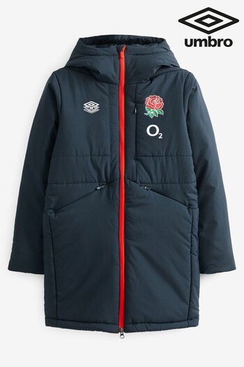 Umbro Blue England Rugby Padded Jacket (Q55941) | £95