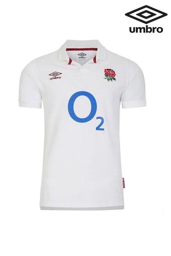 Umbro Cream White England Home Classic Rugby Jersey (Q55957) | £55