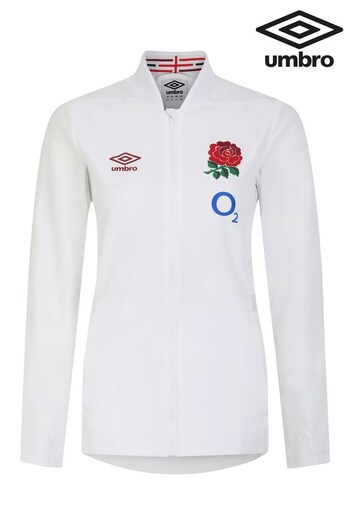 Umbro White England Anthem Rugby Jacket (O2) Wmns (Q56392) | £100
