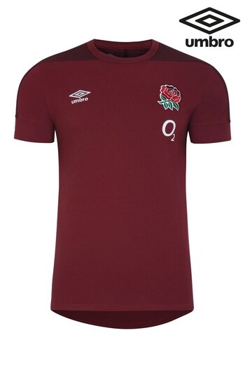 Umbro Red England Presentation T-Shirt (Q56407) | £50