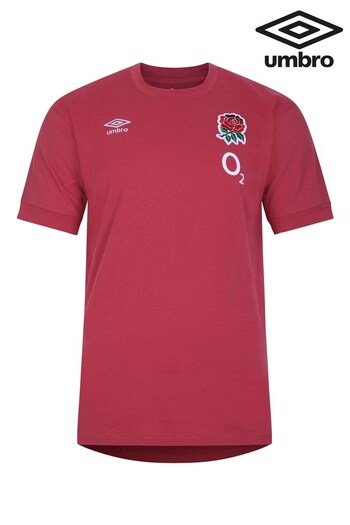 Umbro Red England Leisure T-Shirt (O2) Jnr (Q56424) | £36