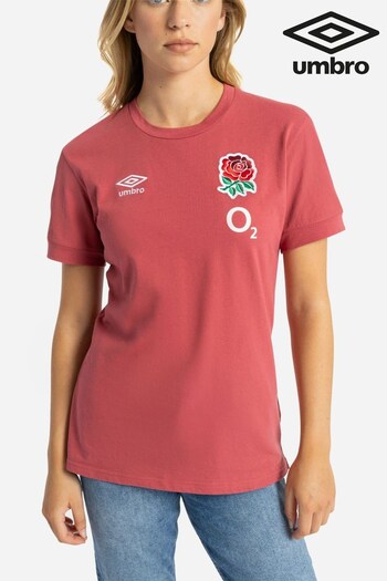 Umbro Red England Leisure T-Shirt (O2) Wmns (Q56444) | £45