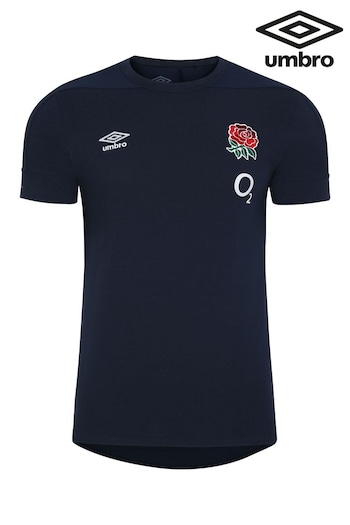 Umbro Blue England Presentation T-Shirt (Q56447) | £50