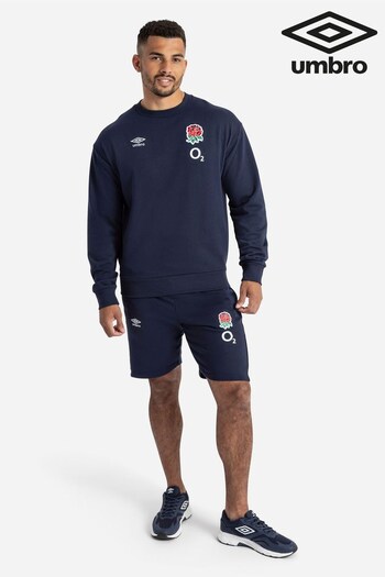 Umbro Blue England Fleece Sweatshirt (Q56454) | £70