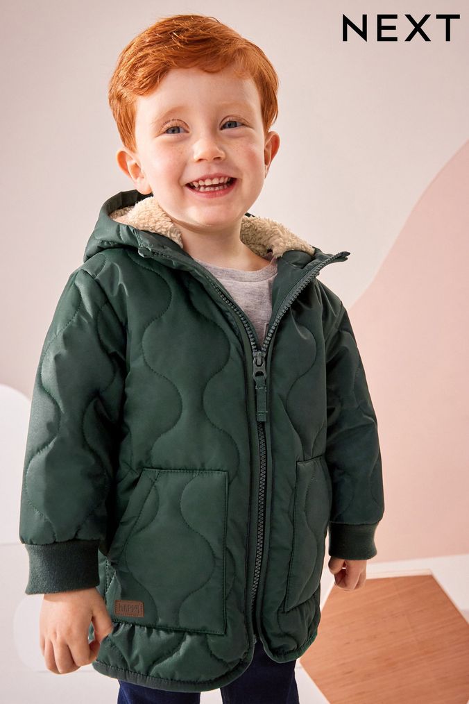 Kids borg jacket sale