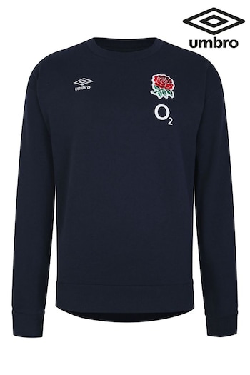 Umbro Blue England Fleece Sweatshirt (Q56689) | £55
