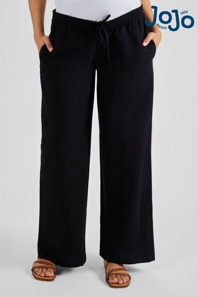 Black maternity sale work trousers uk