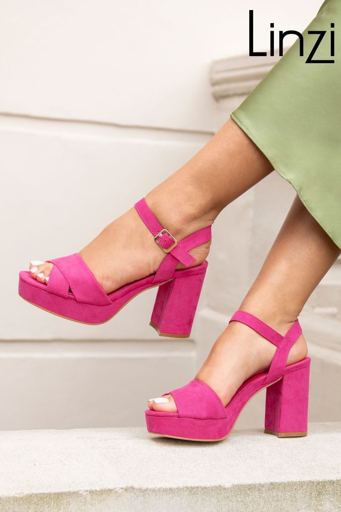 Womens pink dress sandals on sale