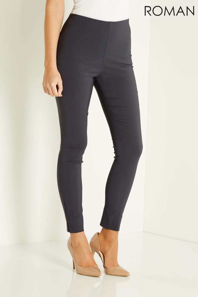Next womens grey trousers hotsell