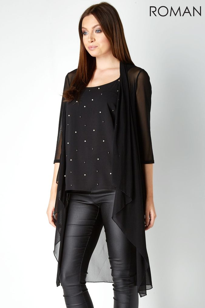 Buy Women s Roman 3 4 Sleeve Swimwear Online Next UK
