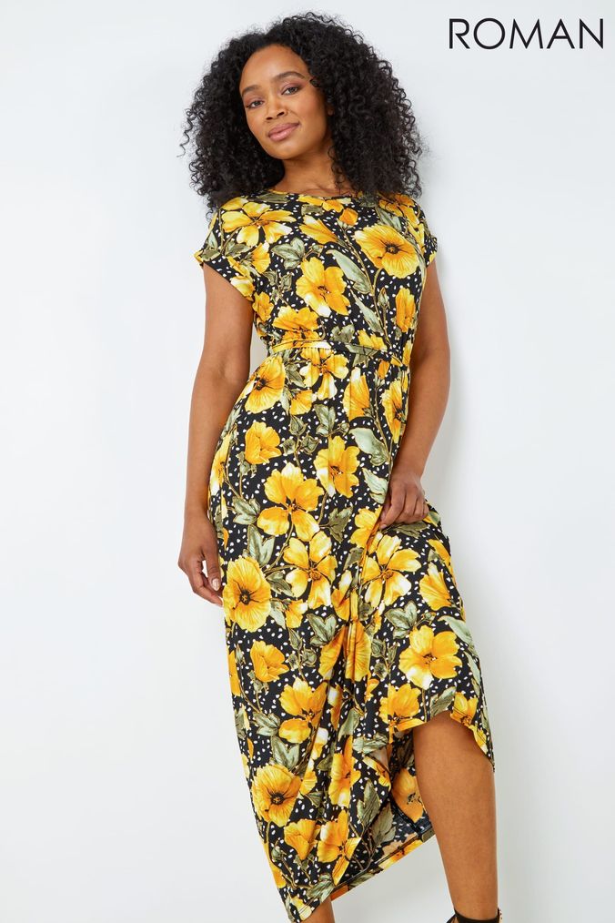 Casual yellow dresses new arrivals