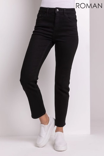 Roman Black 29" Stretch Skinny Jeans (Q58017) | £28