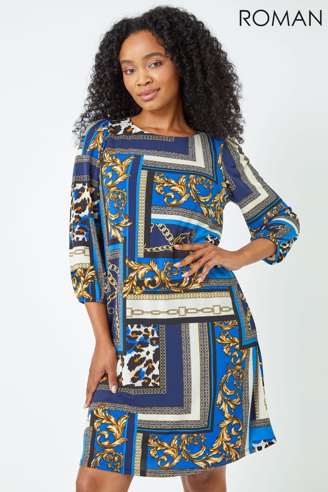 Buy Women s Wedding Guest Petite 3 4 Sleeve Dresses Online Next UK