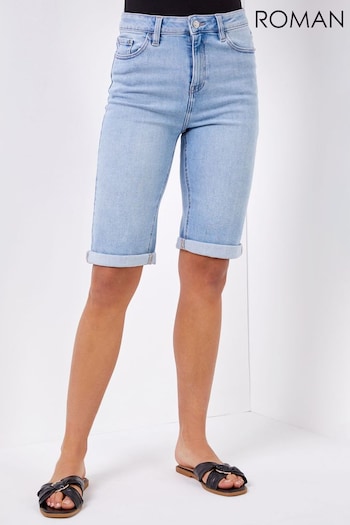 Roman Dark Blue Essential Knee Length Shorts (Q58776) | £26
