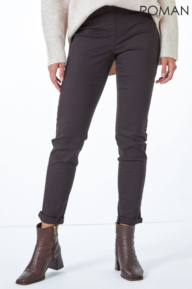 Brown denim outlet jeggings