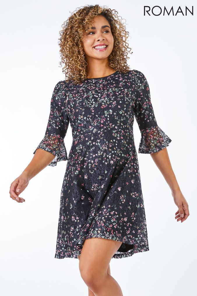 Petite midi hotsell skater dress