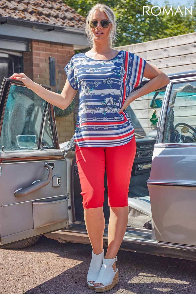 Womens red shorts best sale uk