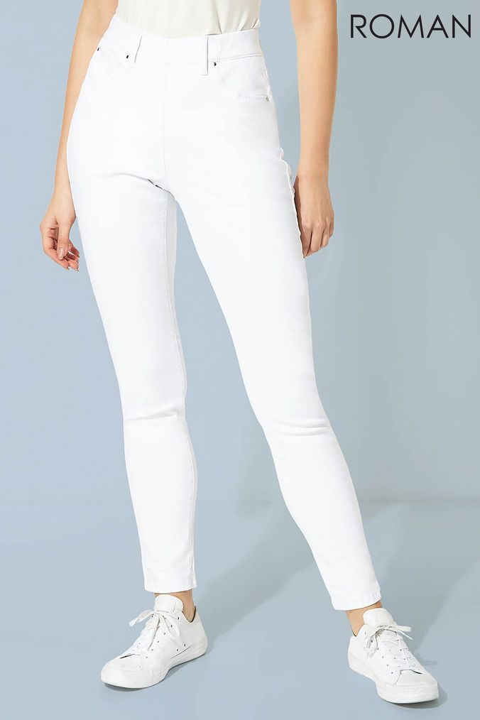 White leggings jeans hotsell
