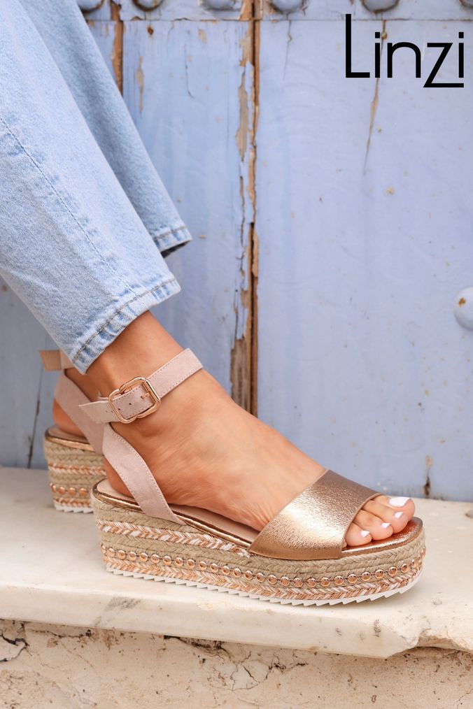 Rose gold sales wedges next
