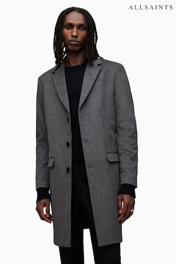 AllSaints Grey Hal Coat (Q59706) | £299