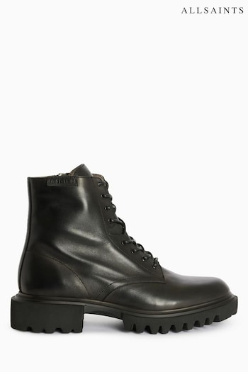 AllSaints Black Vaughan Boots (Q59720) | £199