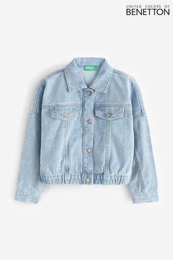 Benetton Girls Bleu Denim Jacket (Q59923) | £50