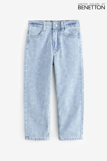 Benetton Girls Light Blue Denim DRESS Jeans (Q59937) | £40