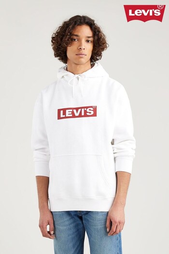 Levi's® White T3 Relaxd Graphic Hoodie (Q59947) | £60