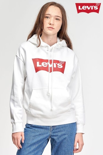 Levi's® White Graphic Standard Hoodie (Q59958) | £70