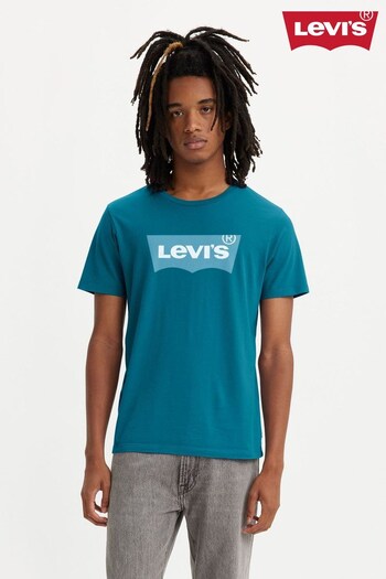 Levi's® Blue Graphic Crewneck T-Shirt (Q59991) | £27