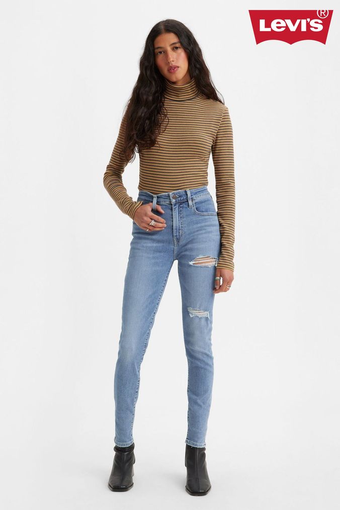 Levi's 721 online ripped high waist