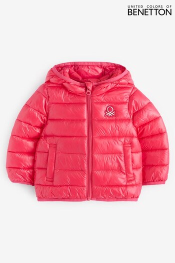 Benetton hooded Pink Jacket (Q60070) | £40