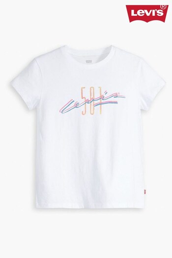 Levi's® White Graphic Authentic T-Shirt (Q60338) | £30