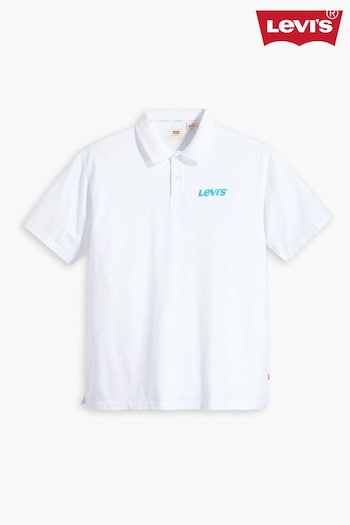 Levi's® White Graphic Vintage Fit Core Polo Shirt (Q60339) | £30