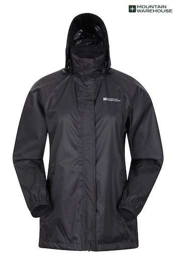 Mountain Warehouse Black Keeps Pakka Waterproof Jacket (Q60399) | £41