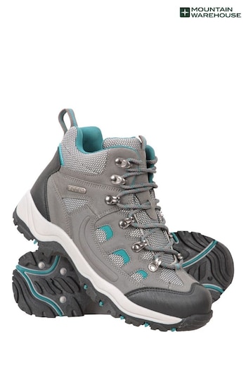 Mountain Warehouse Grey Adventurer Waterproof Boots LOOK (Q60415) | £56
