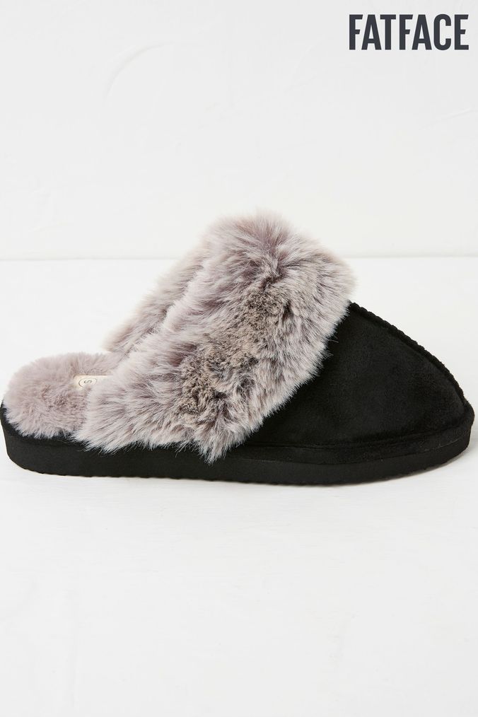 Buy Women s Slippers Black Mules Footwear Online Next UK