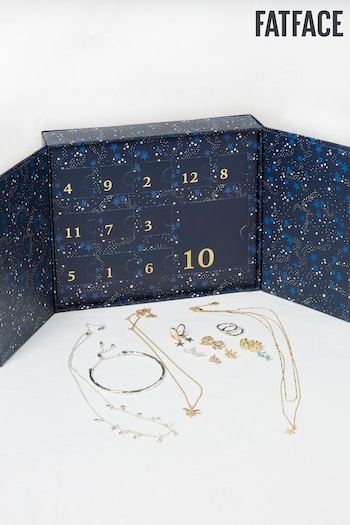 FatFace Silver Gold Tone 12 Days of Jewellery Set (Q60558) | £50