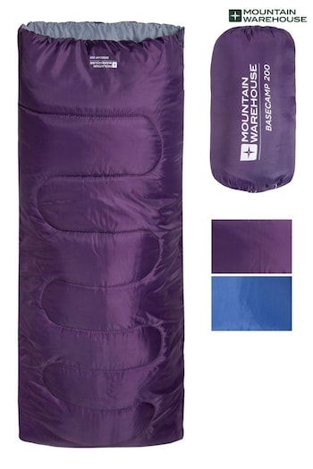 Mountain Warehouse Purple Chrome Basecamp 250 Sleeping Bag (Q60592) | £24