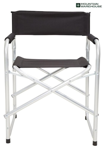 Mountain Warehouse Black Lightweight Directors Chair (Q60656) | £49