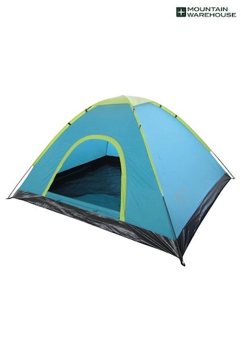 Mountain Warehouse Dark Black Camping Summit 250 Square Sleeping Tent (Q60659) | £60