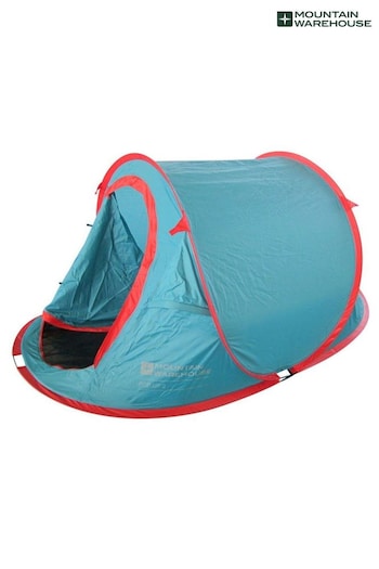 Mountain Warehouse Green Pop-Up Single Skin 2 Man Tent (Q60689) | £60