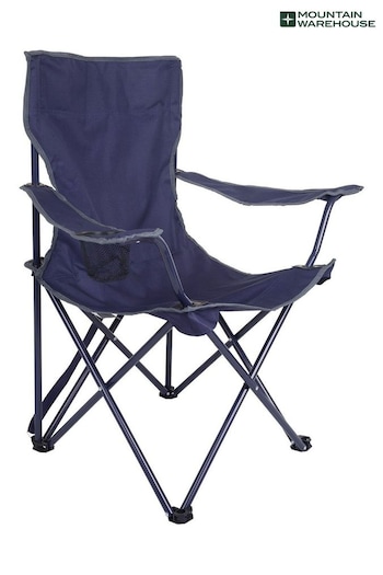 Mountain Warehouse Blue Plain Folding Picnic Chair (Q60700) | £25
