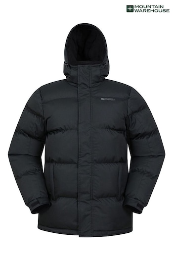 Mountain Warehouse Black Mens Snow Padded Jacket (Q60743) | £62